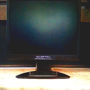 Sceptre LCD 24 inch screen monitor.